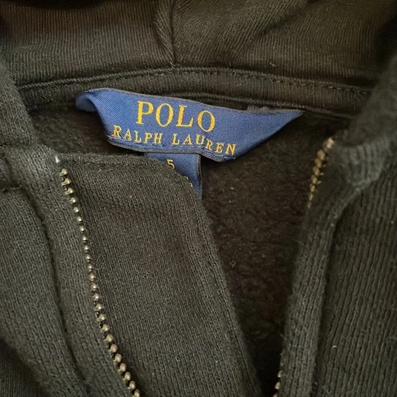 Boys polo full zip hoodie - Picture 3 of 3